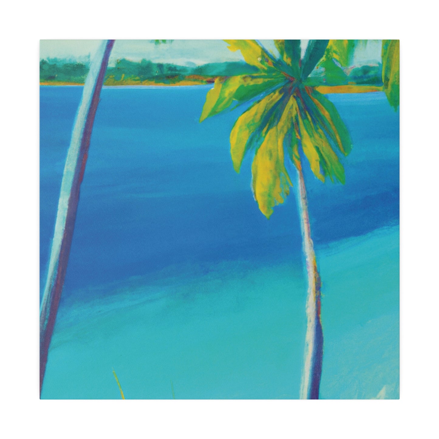 7593L - Bahamas Ocean Painting Print | Bahamas | Ocean | Beach | Poster | Home Decor | Wall Art | Canvas