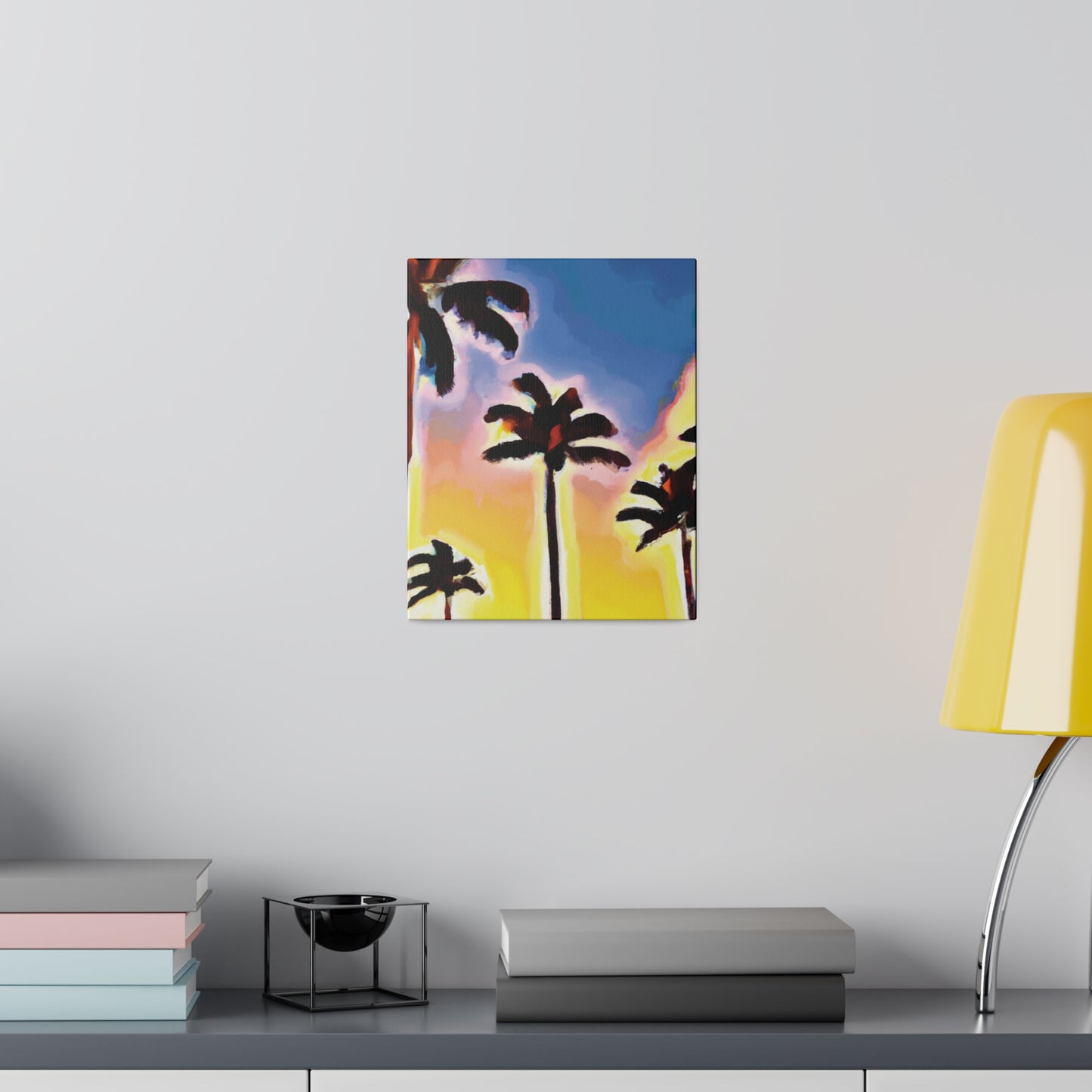 3437Q - Miami Beach Sunset Painting Print | Miami | Beach | Sunset | Poster | Home Decor | Wall Art | Canvas