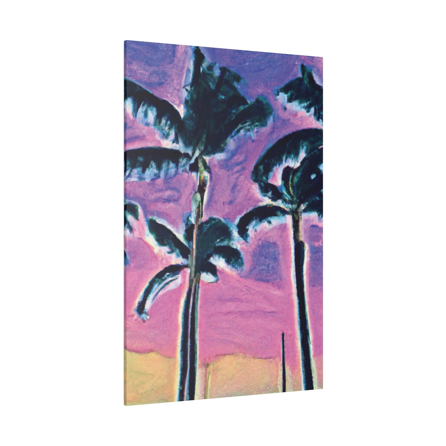 5697K - Miami Beach Sunset Painting Print | Miami | Beach | Sunset | Poster | Home Decor | Wall Art | Canvas