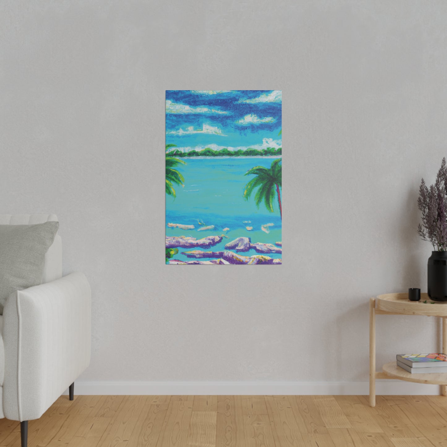 9293Y - Bahamas Ocean Painting Print | Bahamas | Ocean | Beach | Poster | Home Decor | Wall Art | Canvas