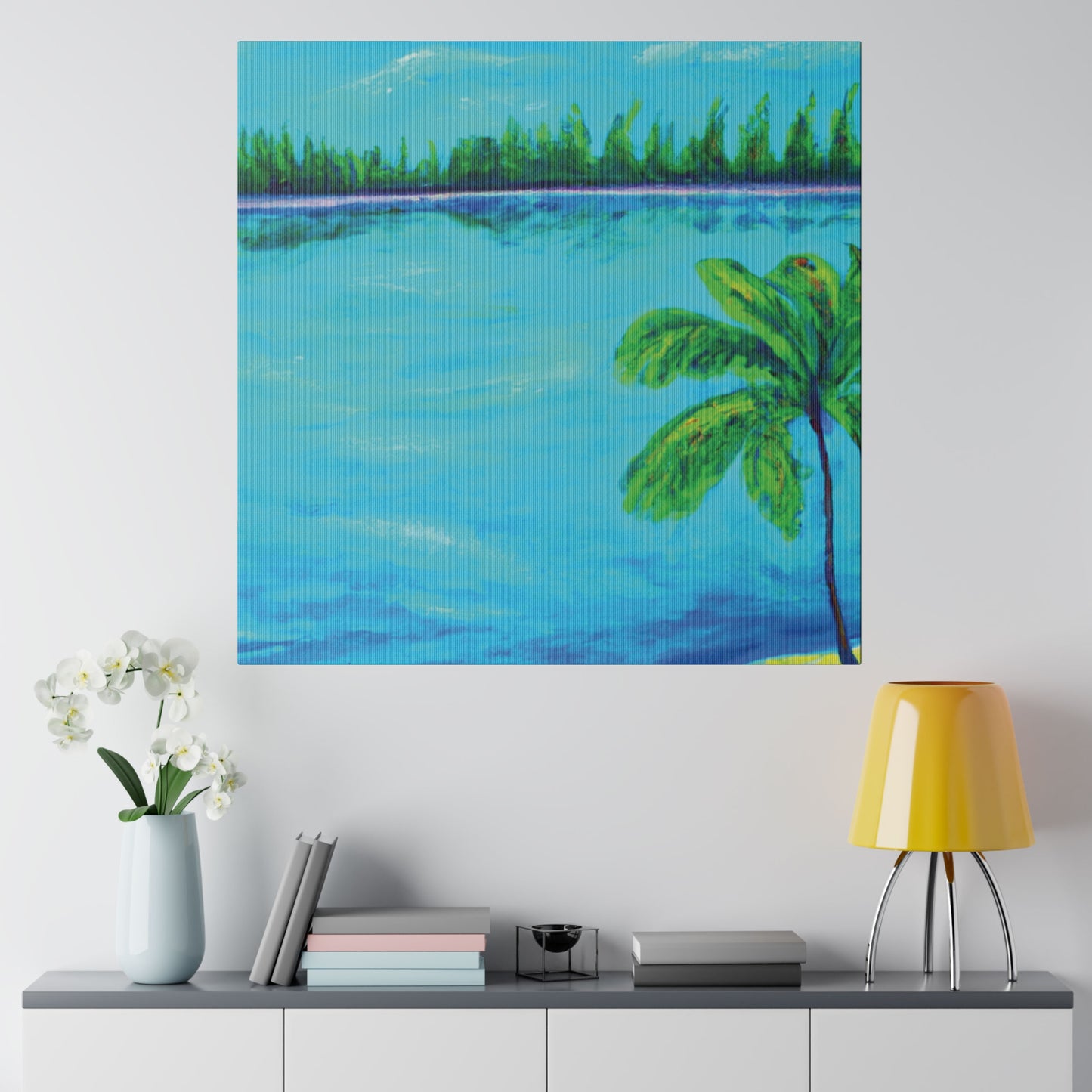 7122L - Bahamas Ocean Painting Print | Bahamas | Ocean | Beach | Poster | Home Decor | Wall Art | Canvas