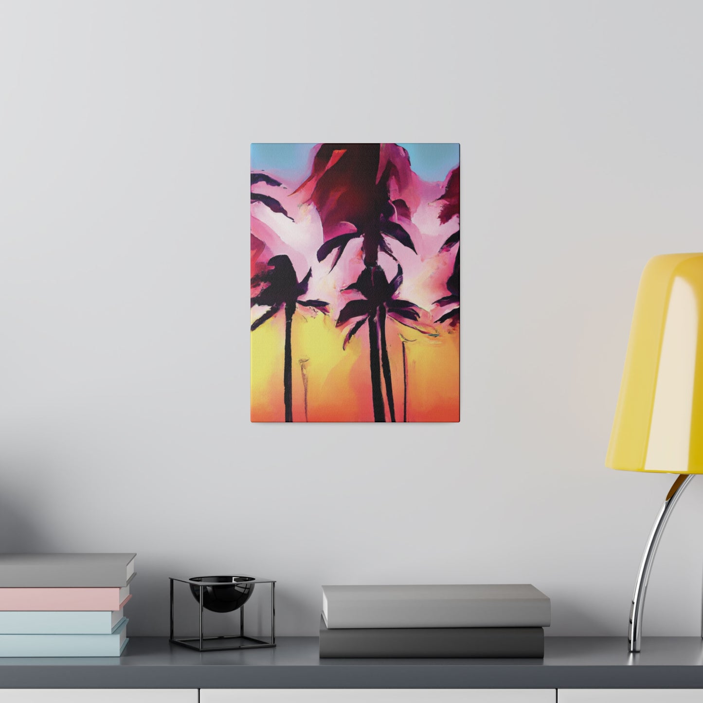 4536X - Miami Beach Sunset Painting Print | Miami | Beach | Sunset | Poster | Home Decor | Wall Art | Canvas