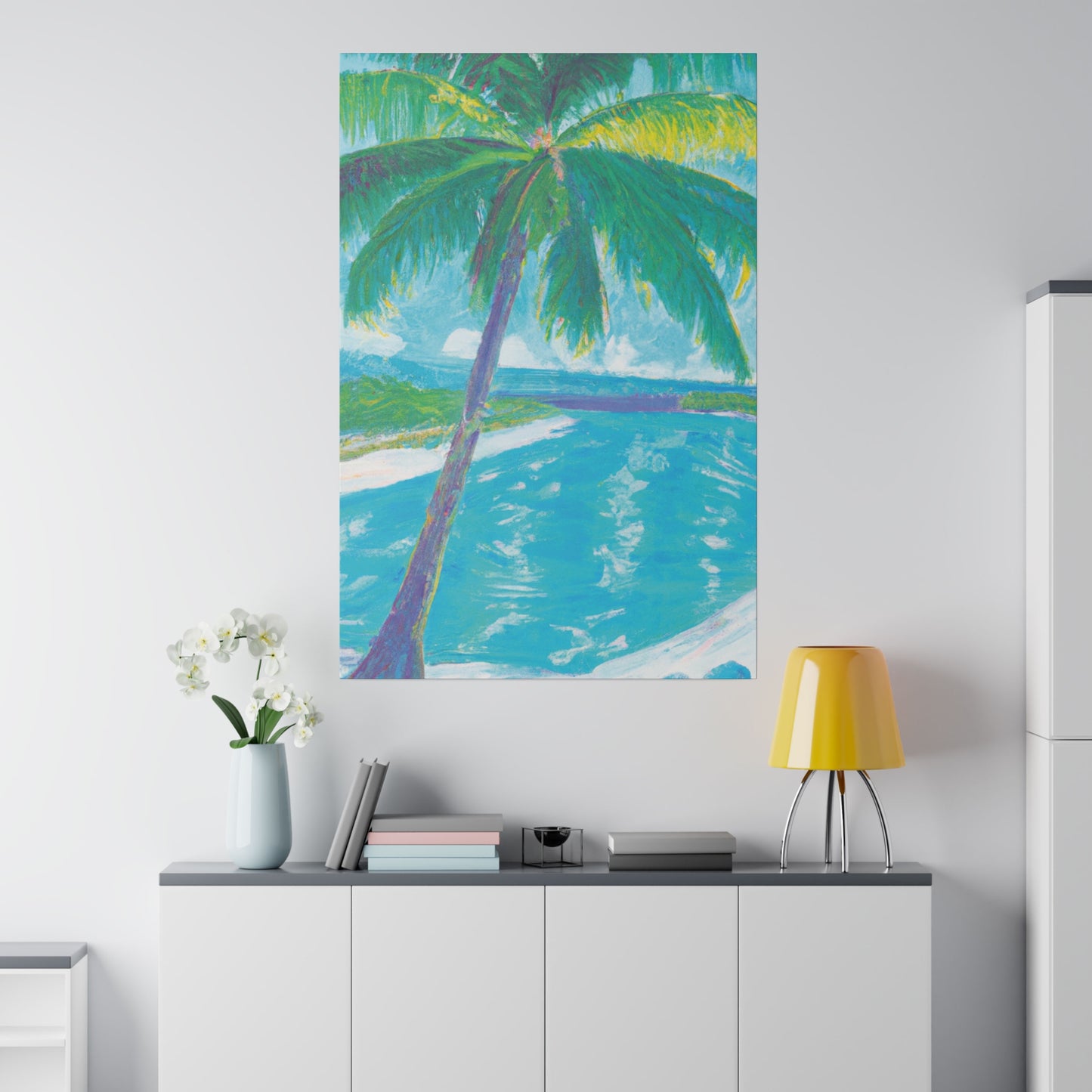 9252K - Bahamas Ocean Painting Print | Bahamas | Ocean | Beach | Poster | Home Decor | Wall Art | Canvas