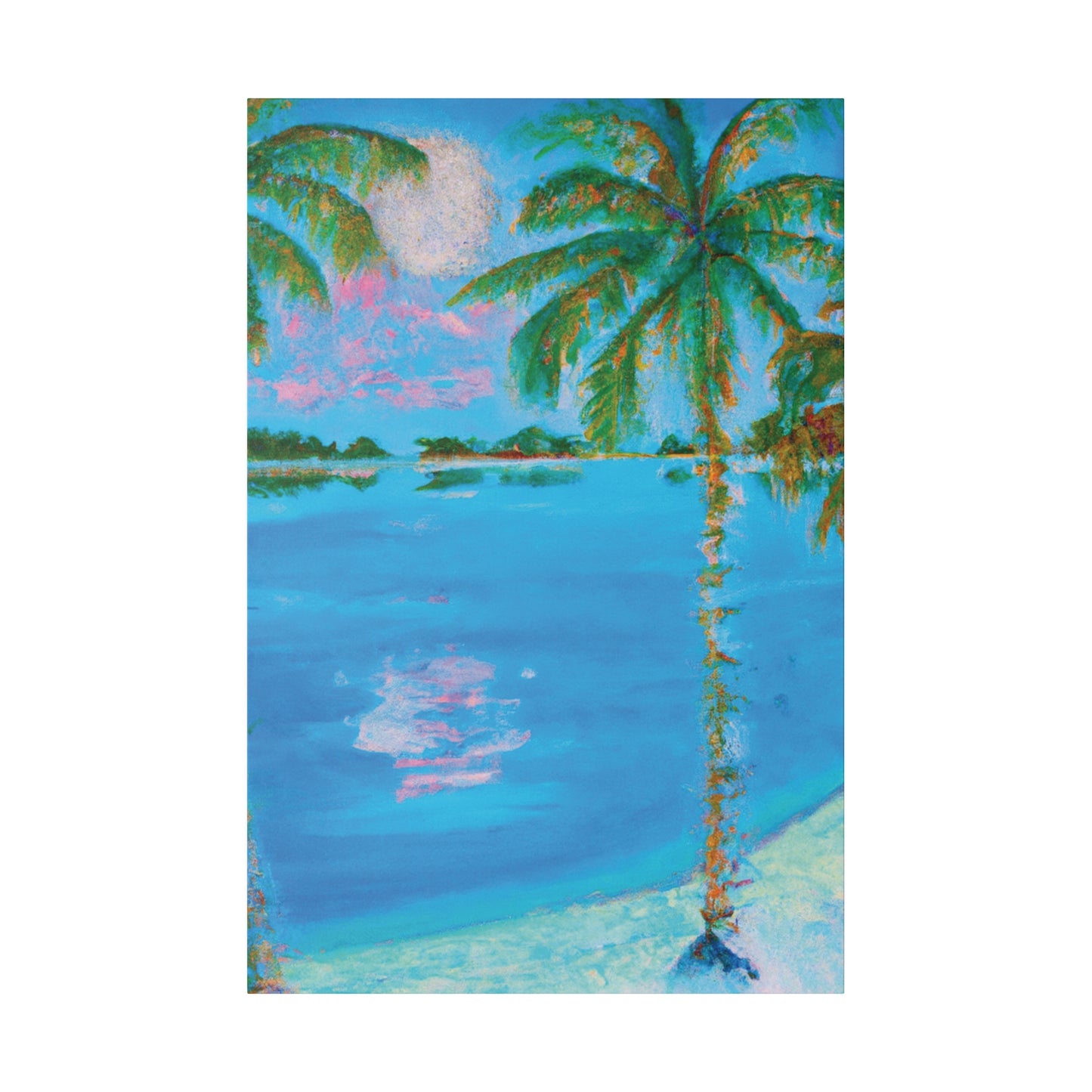 7853V - Bahamas Ocean Painting Print | Bahamas | Ocean | Beach | Poster | Home Decor | Wall Art | Canvas