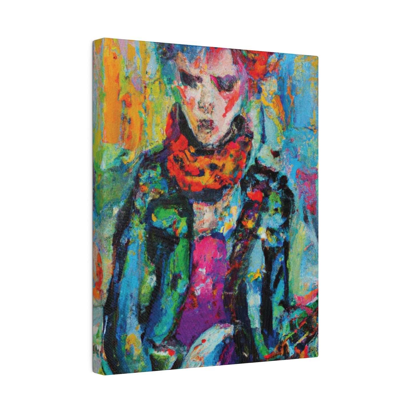 9432X - Rockstar Oil Painting Style Print | Poster | Home Decor | Wall Art | Music Art | Canvas