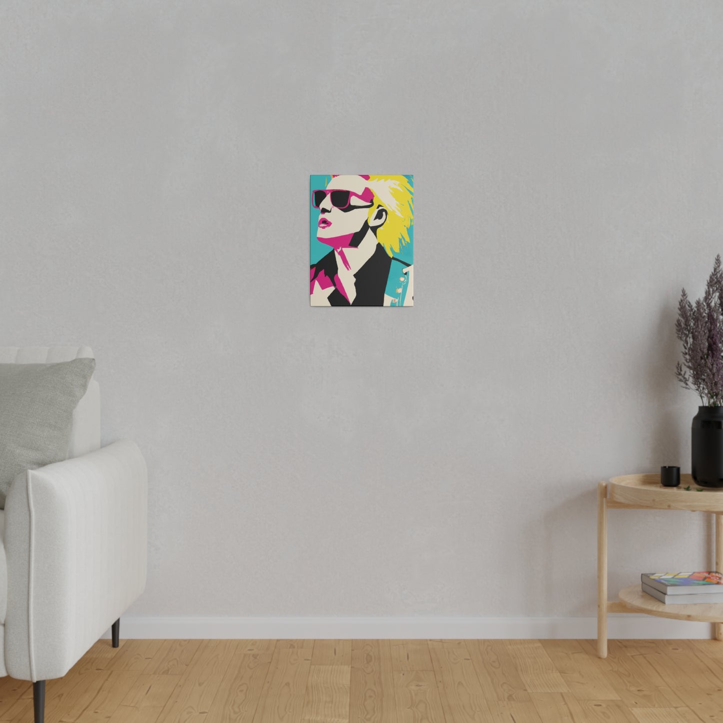 7309X - Rockstar Painting Print | Face | Abstract | Poster | Home Decor | Wall Art | Music Art | Canvas