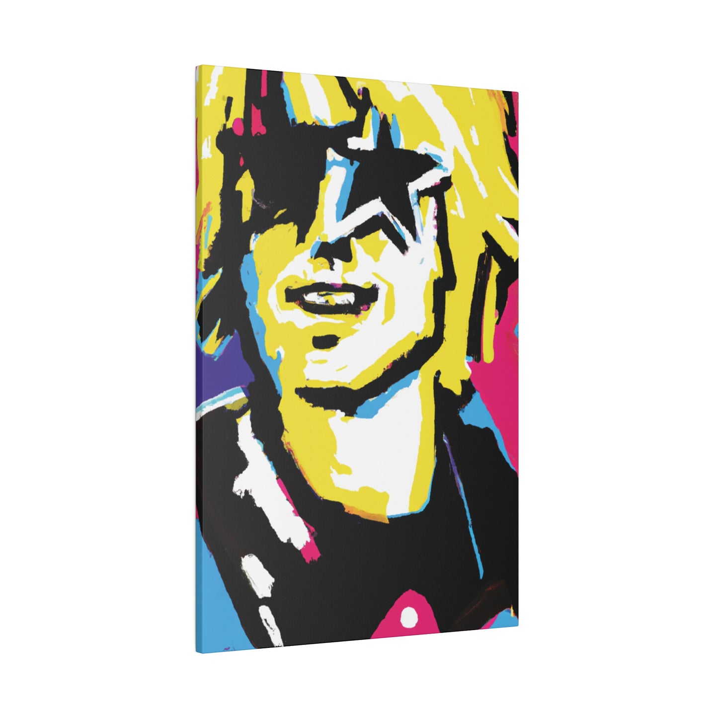 3292X - Rockstar Painting Print | Face | Abstract | Poster | Home Decor | Wall Art | Music Art | Canvas