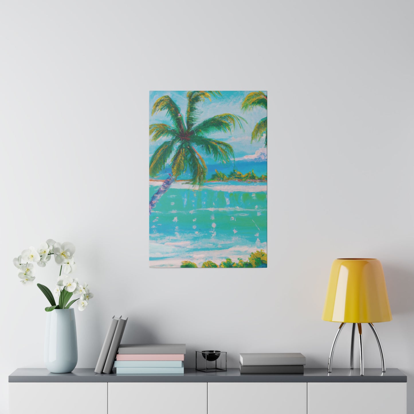 9452K - Bahamas Ocean Painting Print | Bahamas | Ocean | Beach | Poster | Home Decor | Wall Art | Canvas