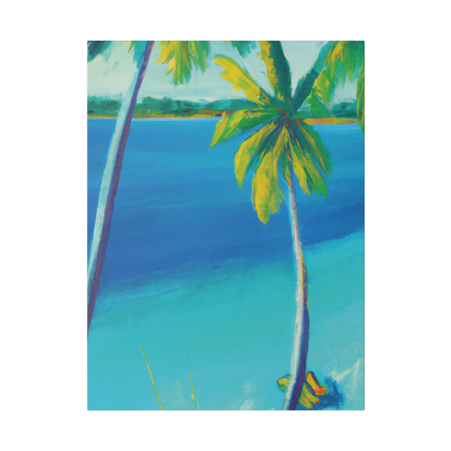 7593L - Bahamas Ocean Painting Print | Bahamas | Ocean | Beach | Poster | Home Decor | Wall Art | Canvas