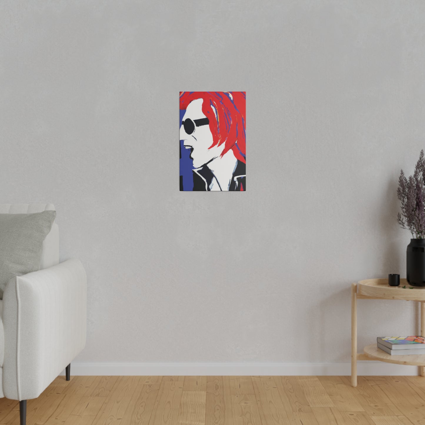 8372Z - Rockstar Painting Print | Face | Abstract | Poster | Home Decor | Wall Art | Music Art | Canvas