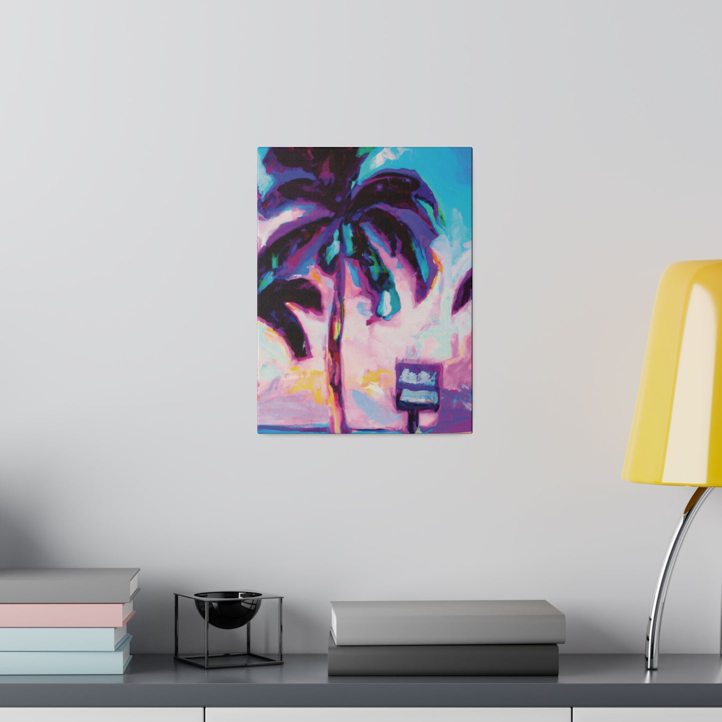 5753H - Miami Beach Sunset Painting Print | Miami | Beach | Sunset | Poster | Home Decor | Wall Art | Canvas