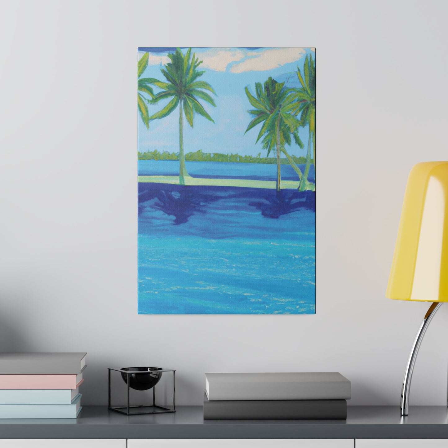 9589F - Bahamas Ocean Painting Print | Bahamas | Ocean | Beach | Poster | Home Decor | Wall Art | Canvas