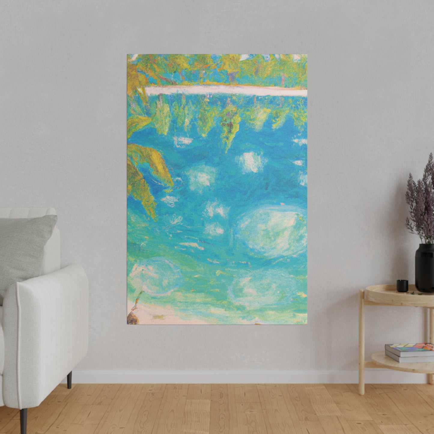 7139A - Bahamas Ocean Painting Print | Bahamas | Ocean | Beach | Poster | Home Decor | Wall Art | Canvas