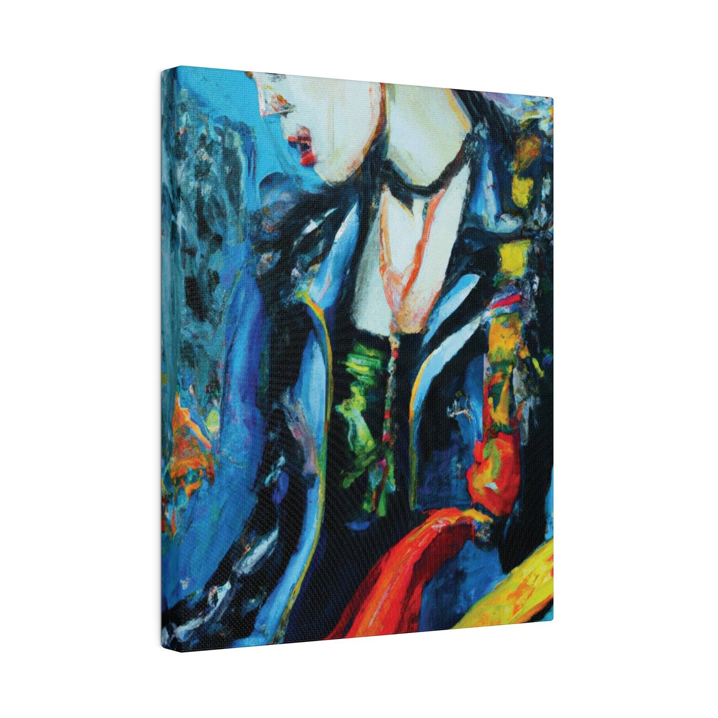 8900A - Rockstar Oil Painting Style Print | Poster | Home Decor | Wall Art | Music Art | Canvas