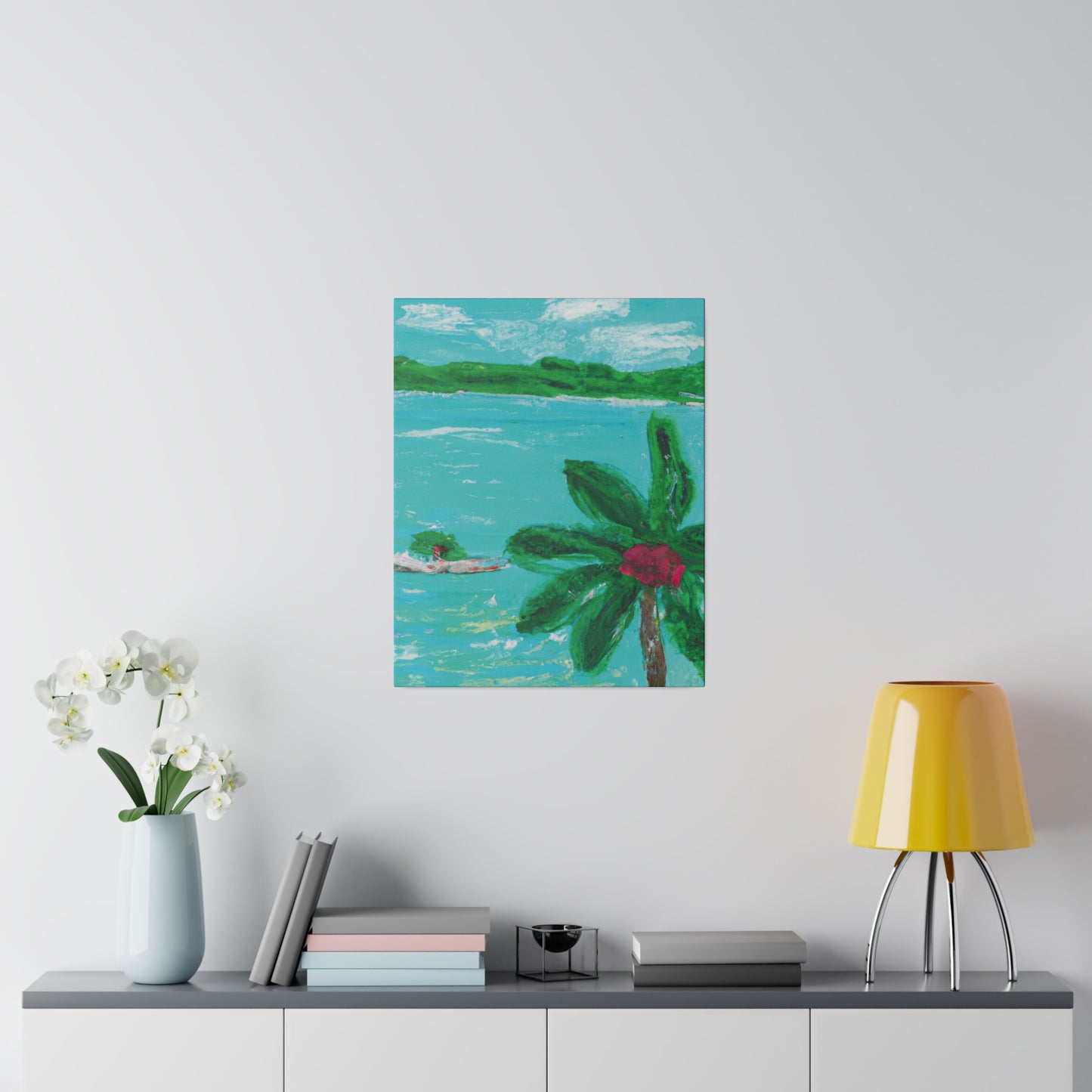 5627Q - Bahamas Ocean Painting Print | Bahamas | Ocean | Beach | Poster | Home Decor | Wall Art | Canvas