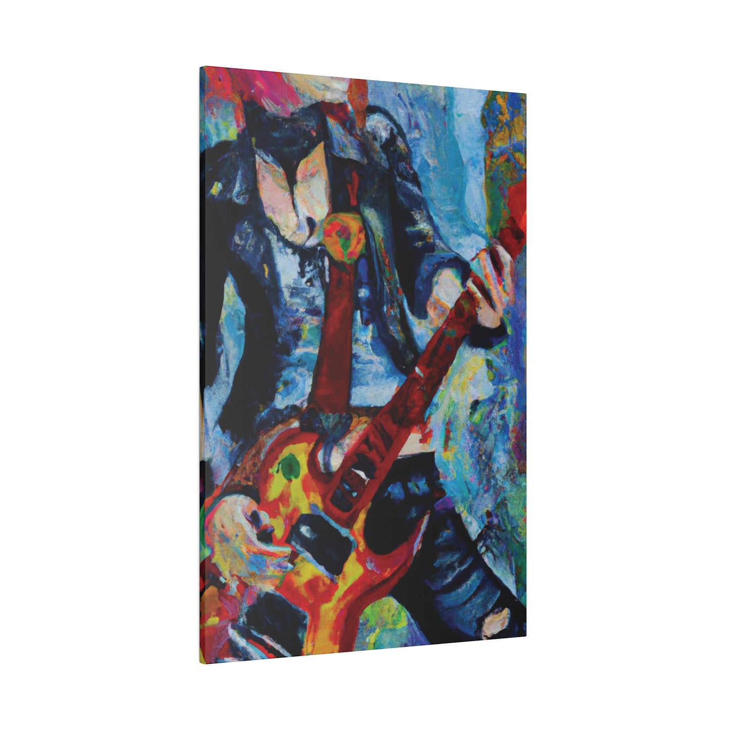 7105A - Rockstar Oil Painting Style Print | Poster | Home Decor | Wall Art | Music Art | Canvas