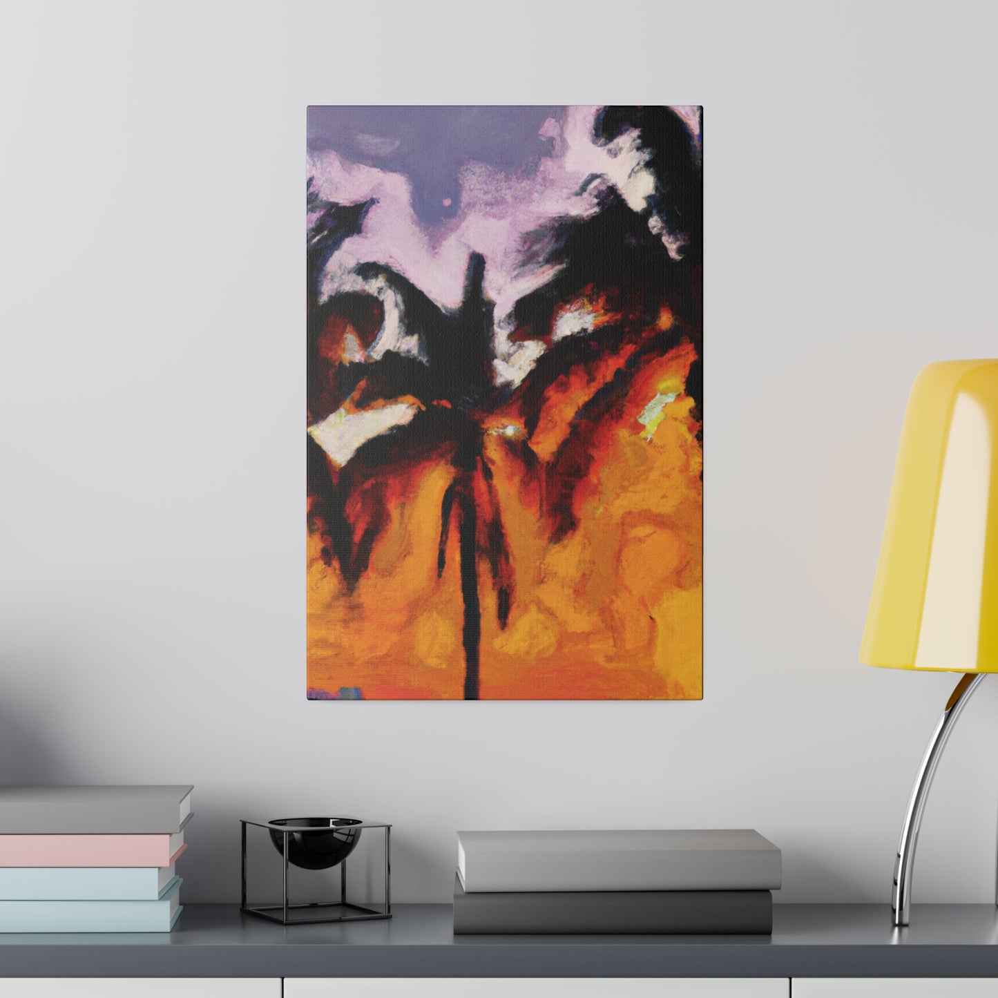 2537V - Miami Beach Sunset Painting Print | Miami | Beach | Sunset | Poster | Home Decor | Wall Art | Canvas