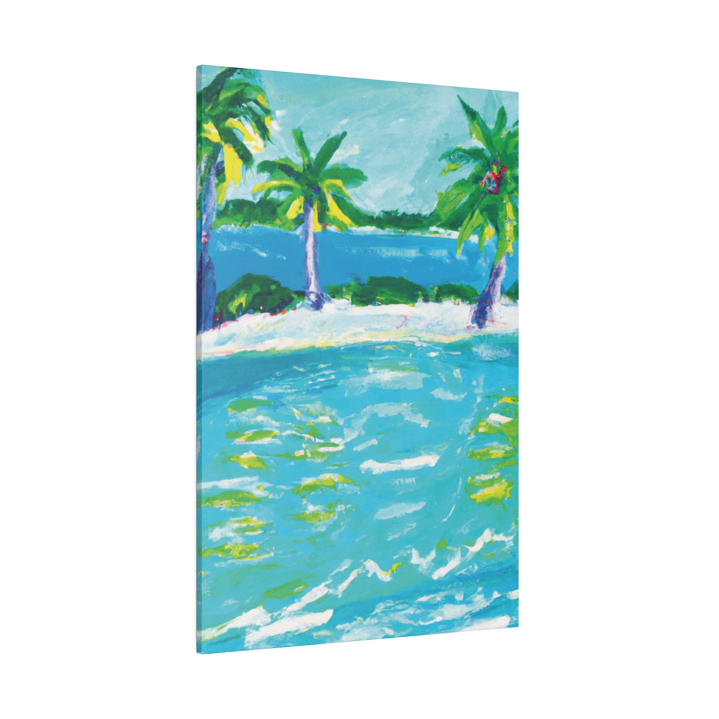9256K - Bahamas Ocean Painting Print | Bahamas | Ocean | Beach | Poster | Home Decor | Wall Art | Canvas