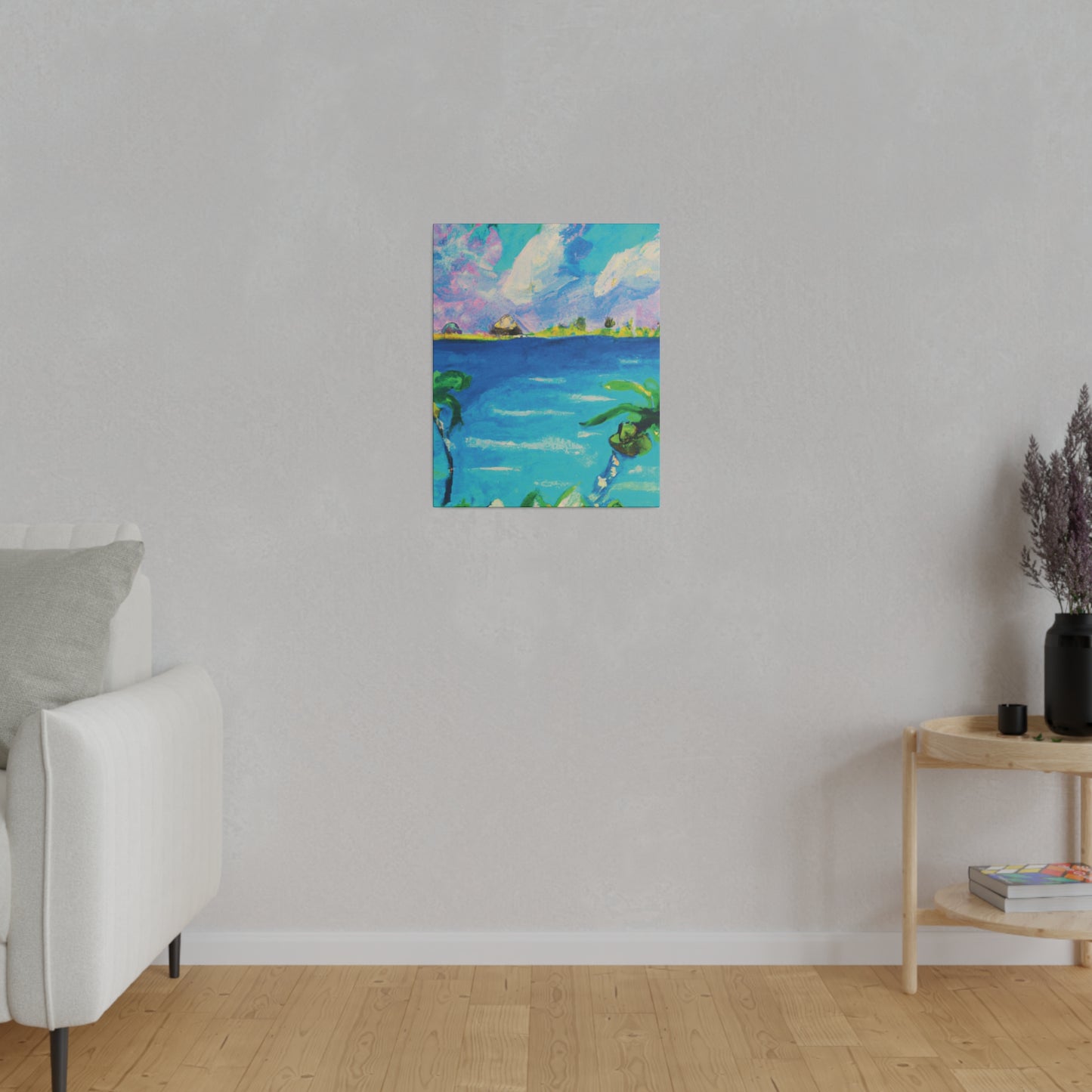 5634K - Bahamas Ocean Painting Print | Bahamas | Ocean | Beach | Poster | Home Decor | Wall Art | Canvas