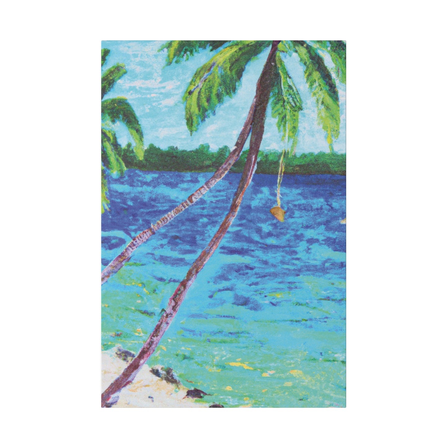 4564E - Bahamas Ocean Painting Print | Bahamas | Ocean | Beach | Poster | Home Decor | Wall Art | Canvas