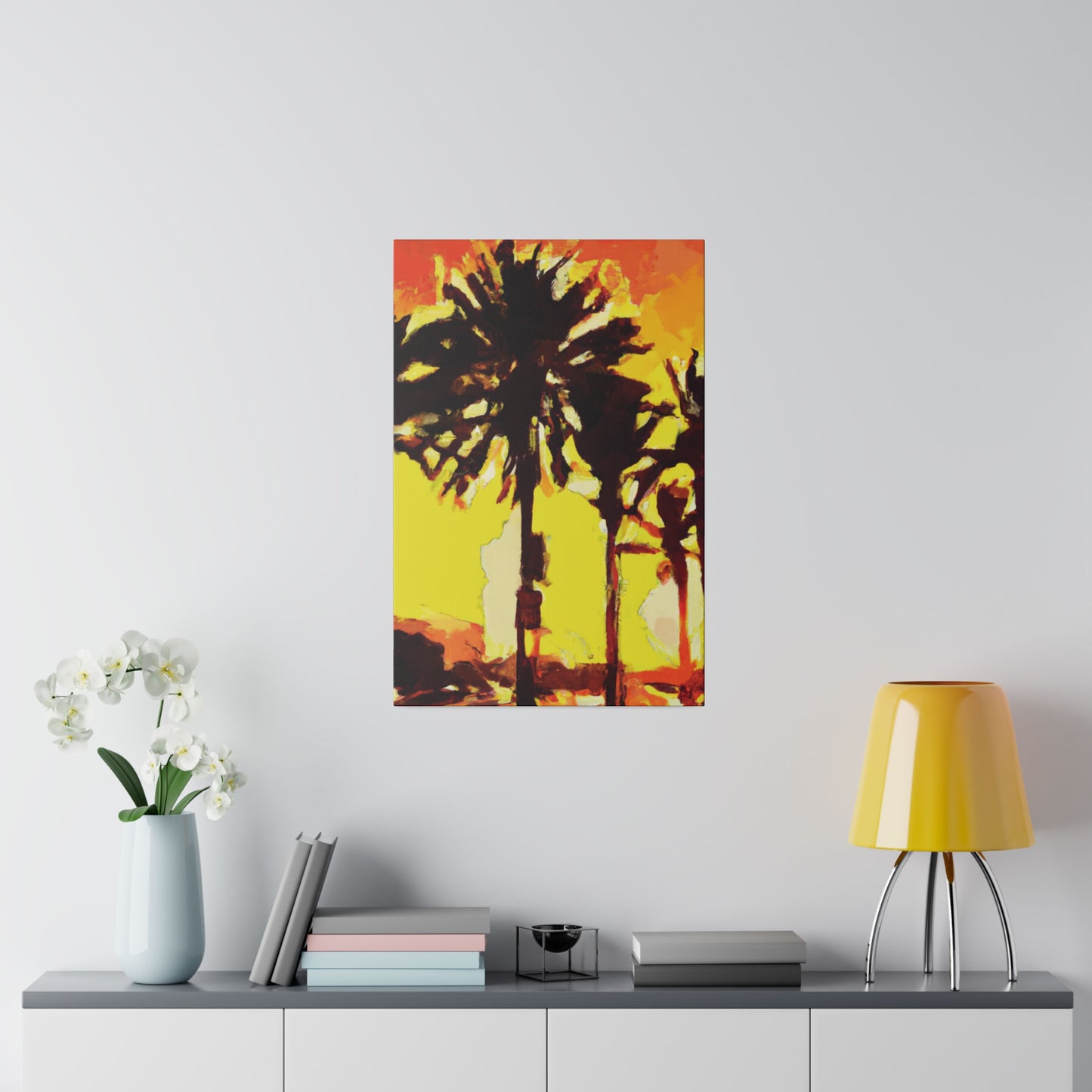 8336Q - Miami Beach Sunset Painting Print | Miami | Beach | Sunset | Poster | Home Decor | Wall Art | Canvas