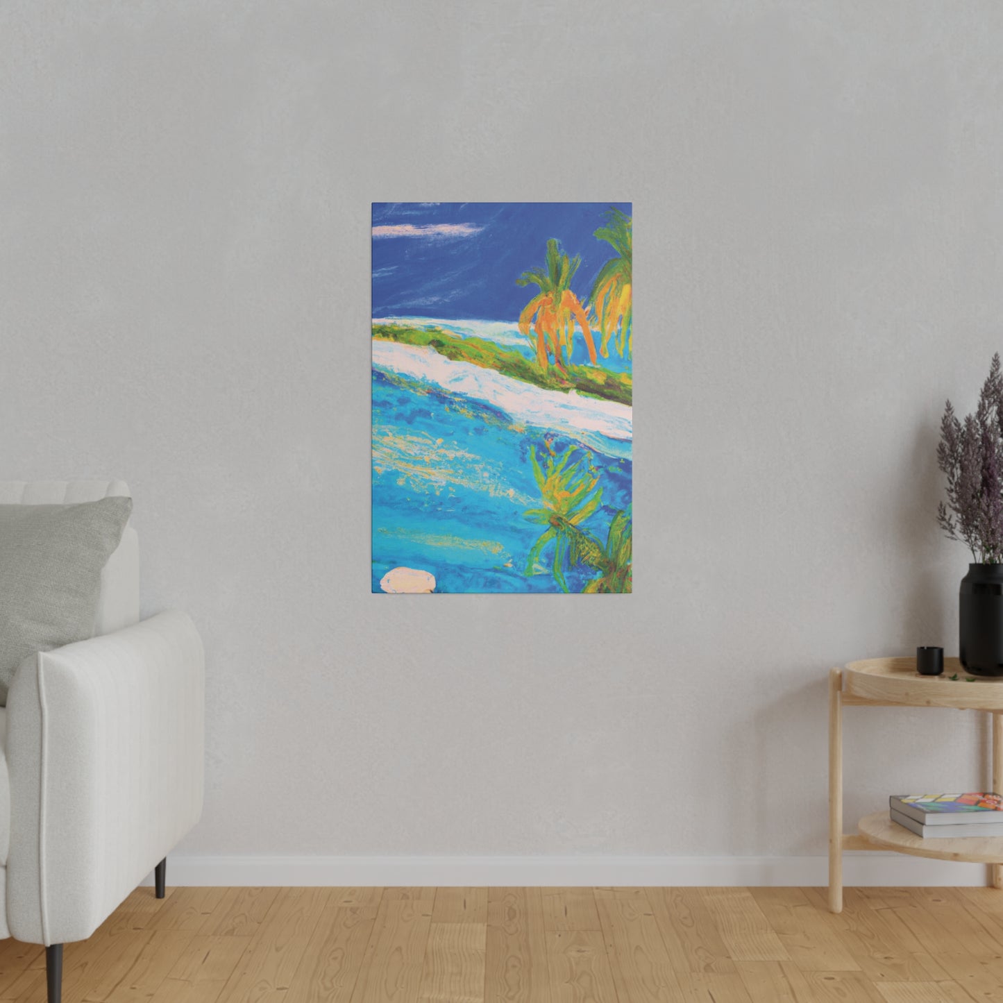 7697G - Bahamas Ocean Painting Print | Bahamas | Ocean | Beach | Poster | Home Decor | Wall Art | Canvas