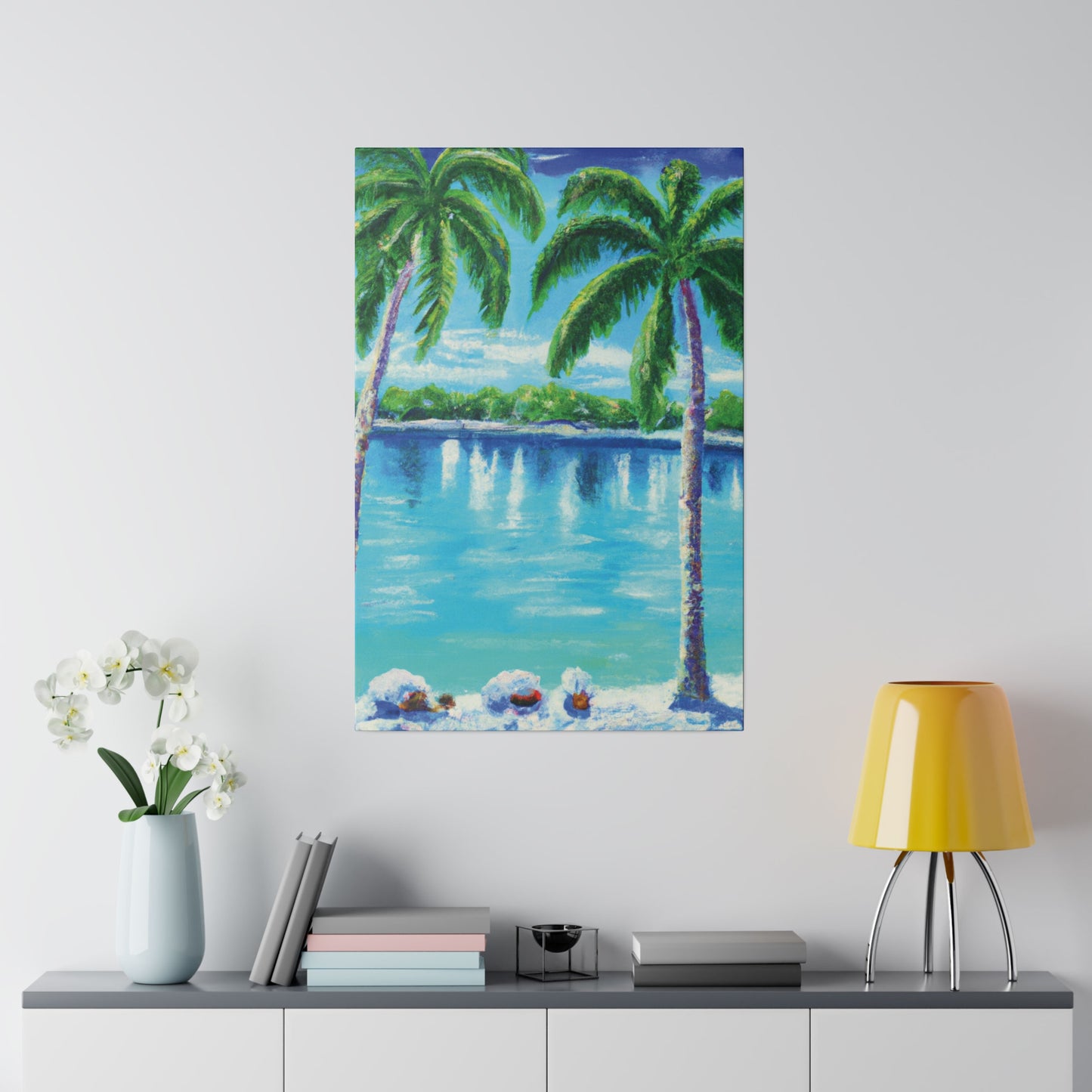 4482N - Bahamas Ocean Painting Print | Bahamas | Ocean | Beach | Poster | Home Decor | Wall Art | Canvas