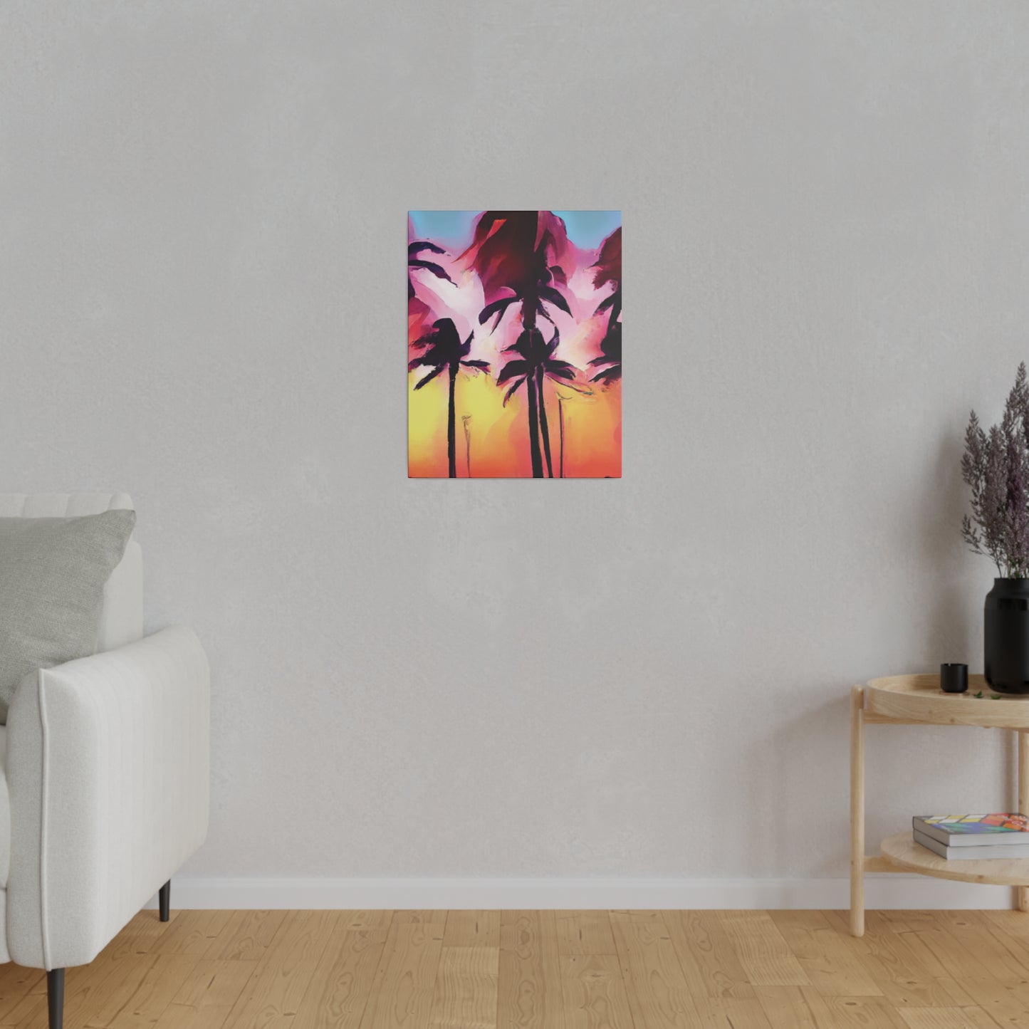 4536X - Miami Beach Sunset Painting Print | Miami | Beach | Sunset | Poster | Home Decor | Wall Art | Canvas