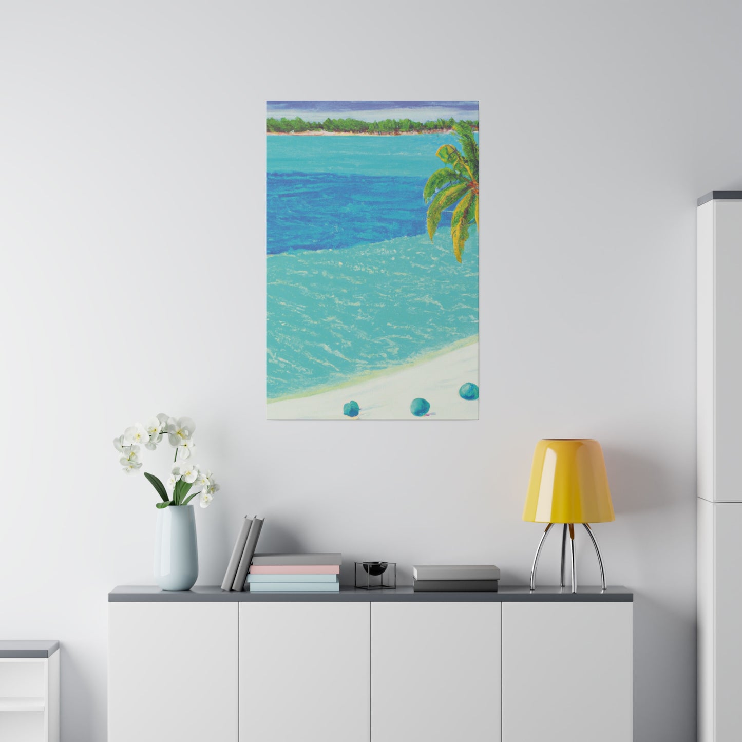 7221H - Bahamas Ocean Painting Print | Bahamas | Ocean | Beach | Poster | Home Decor | Wall Art | Canvas