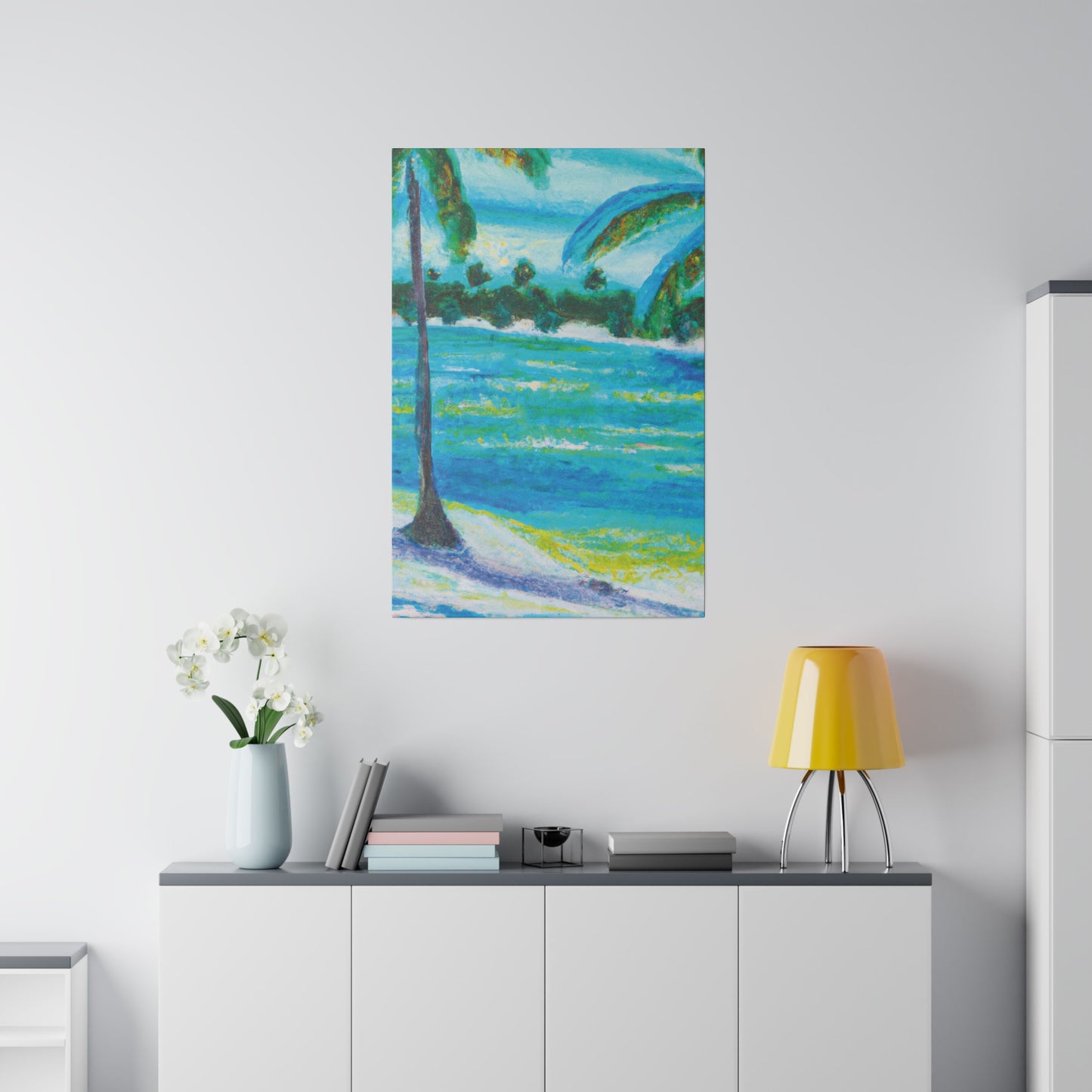 5874R - Bahamas Ocean Painting Print | Bahamas | Ocean | Beach | Poster | Home Decor | Wall Art | Canvas