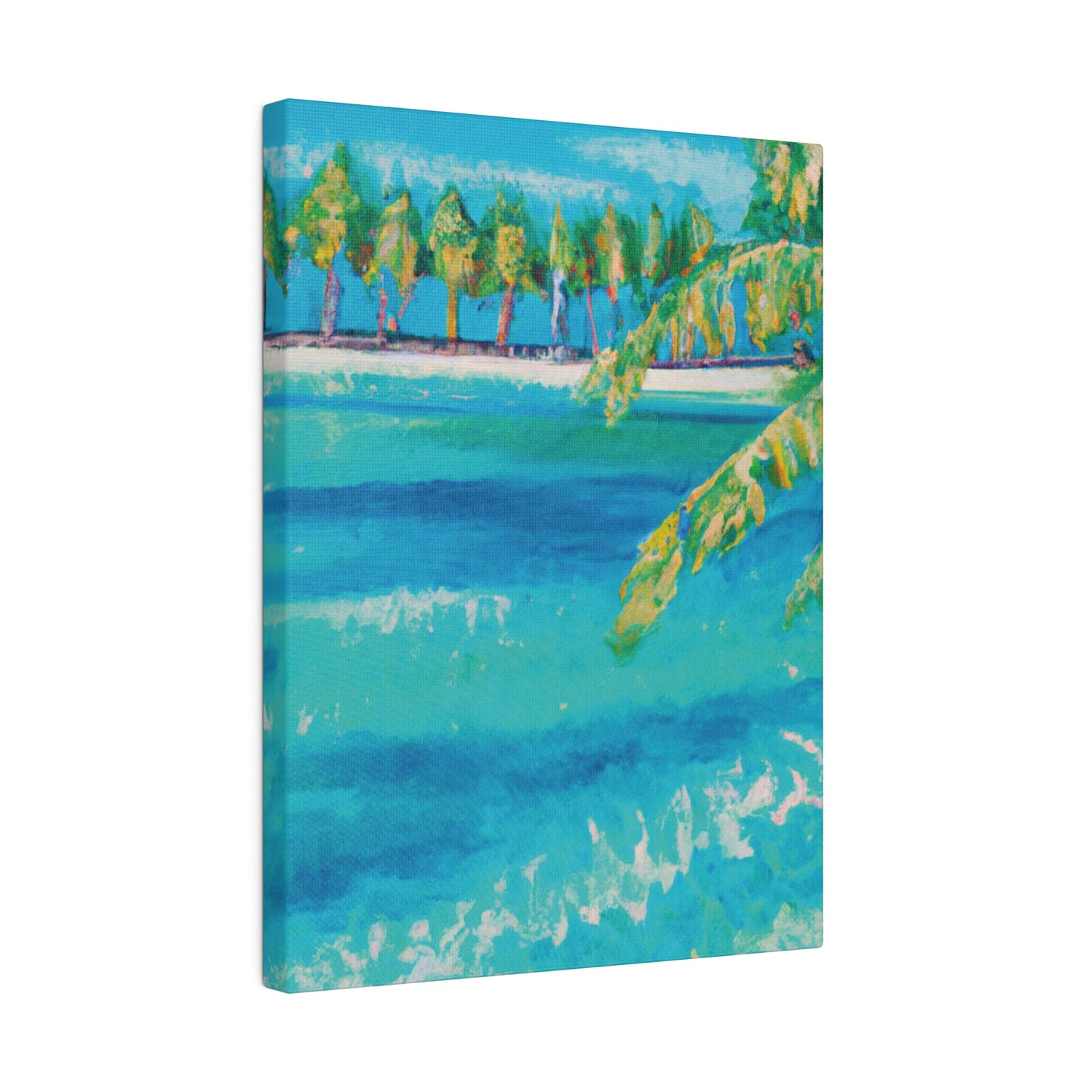 6000X - Bahamas Ocean Painting Print | Bahamas | Ocean | Beach | Poster | Home Decor | Wall Art | Canvas