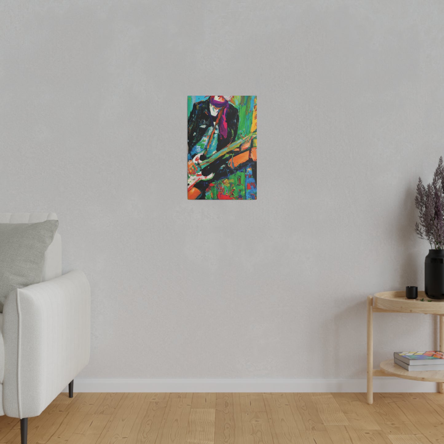 6595X - Rockstar Oil Painting Style Print | Poster | Home Decor | Wall Art | Music Art | Canvas