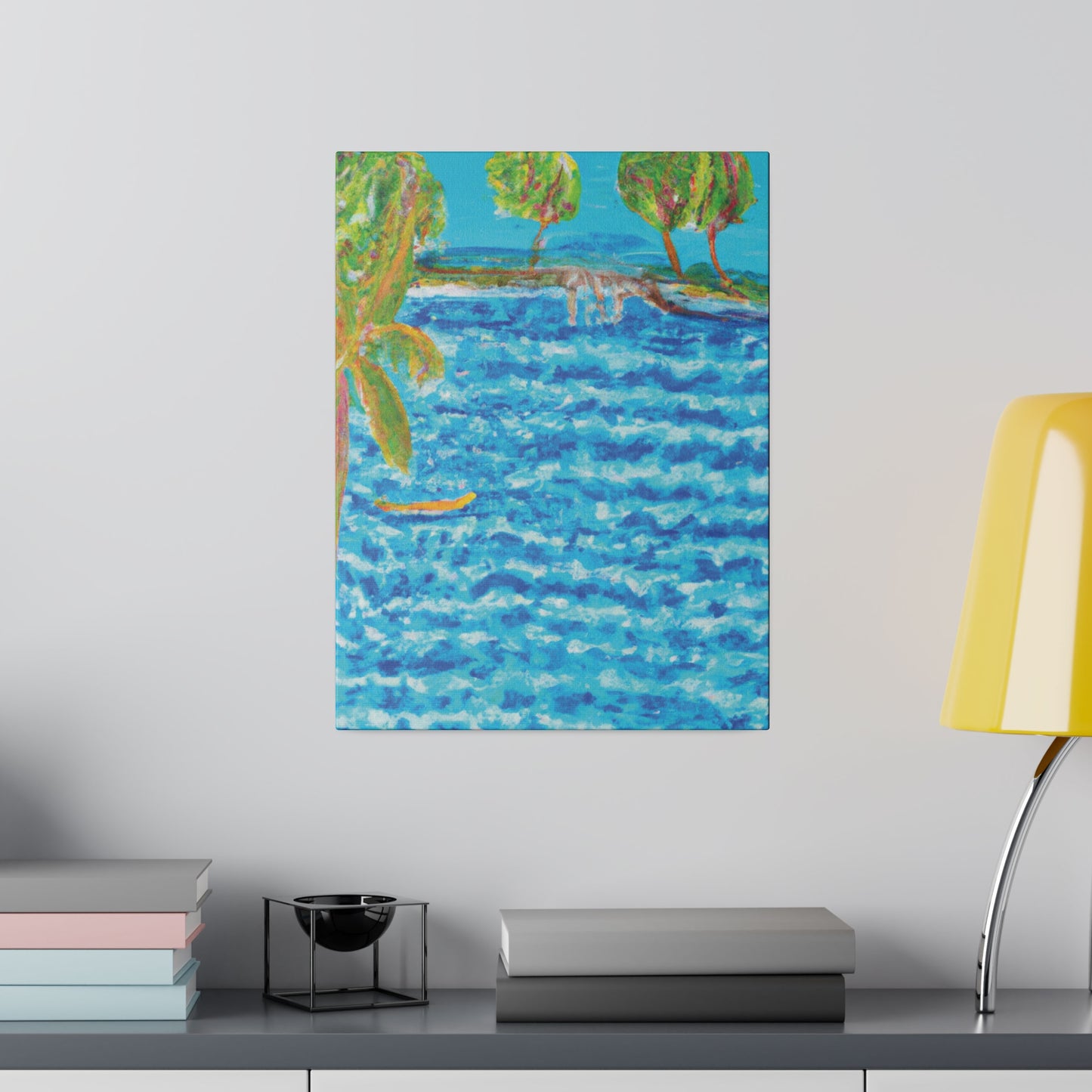 3687E - Bahamas Ocean Painting Print | Bahamas | Ocean | Beach | Poster | Home Decor | Wall Art | Canvas