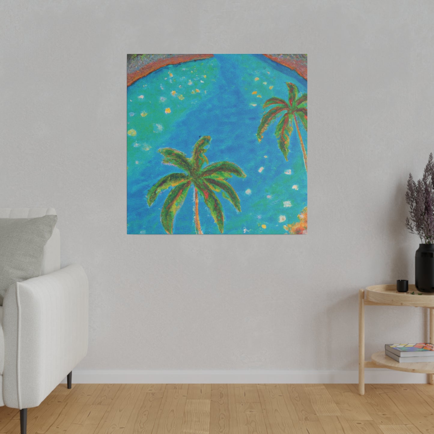 3827C - Bahamas Ocean Painting Print | Bahamas | Ocean | Beach | Poster | Home Decor | Wall Art | Canvas