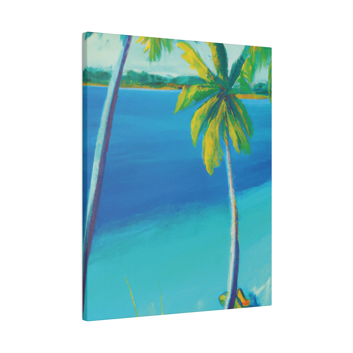 7593L - Bahamas Ocean Painting Print | Bahamas | Ocean | Beach | Poster | Home Decor | Wall Art | Canvas