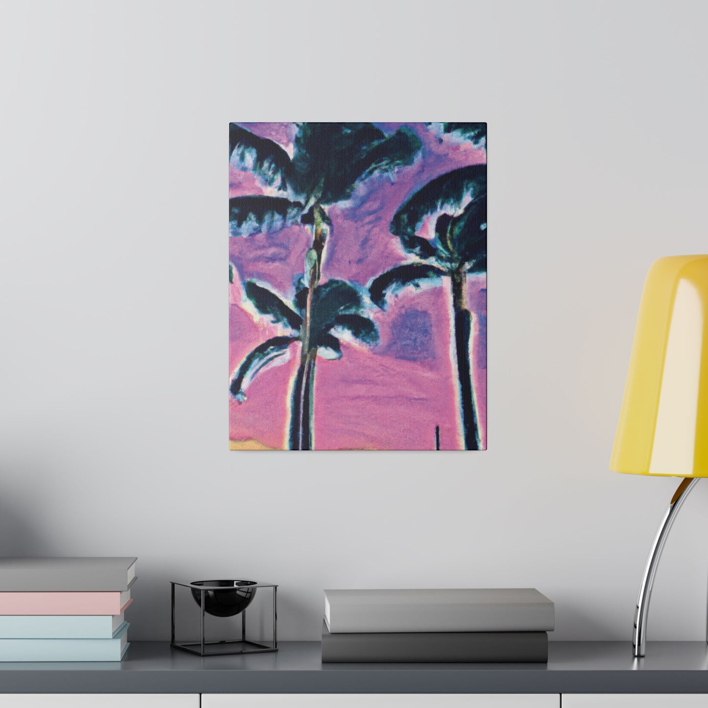 5697K - Miami Beach Sunset Painting Print | Miami | Beach | Sunset | Poster | Home Decor | Wall Art | Canvas