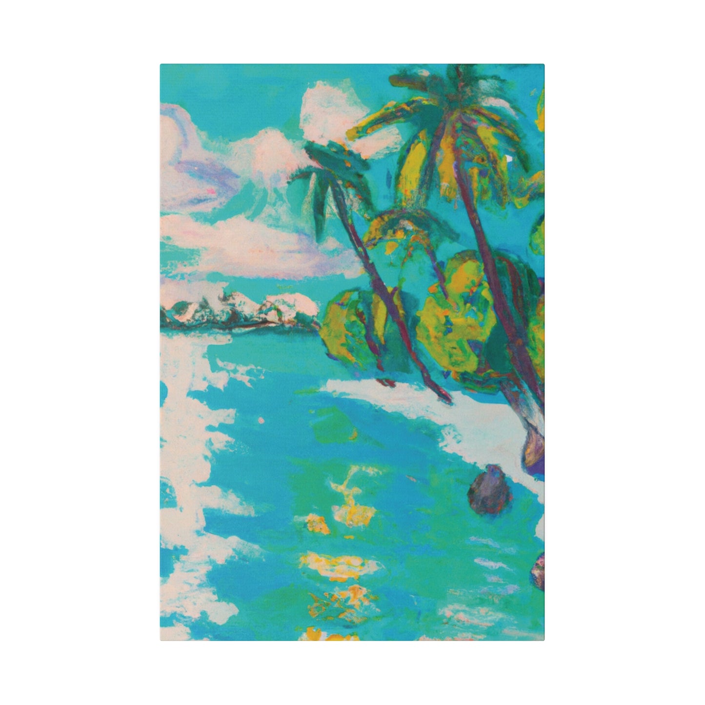 1787U - Bahamas Ocean Painting Print | Bahamas | Ocean | Beach | Poster | Home Decor | Wall Art | Canvas