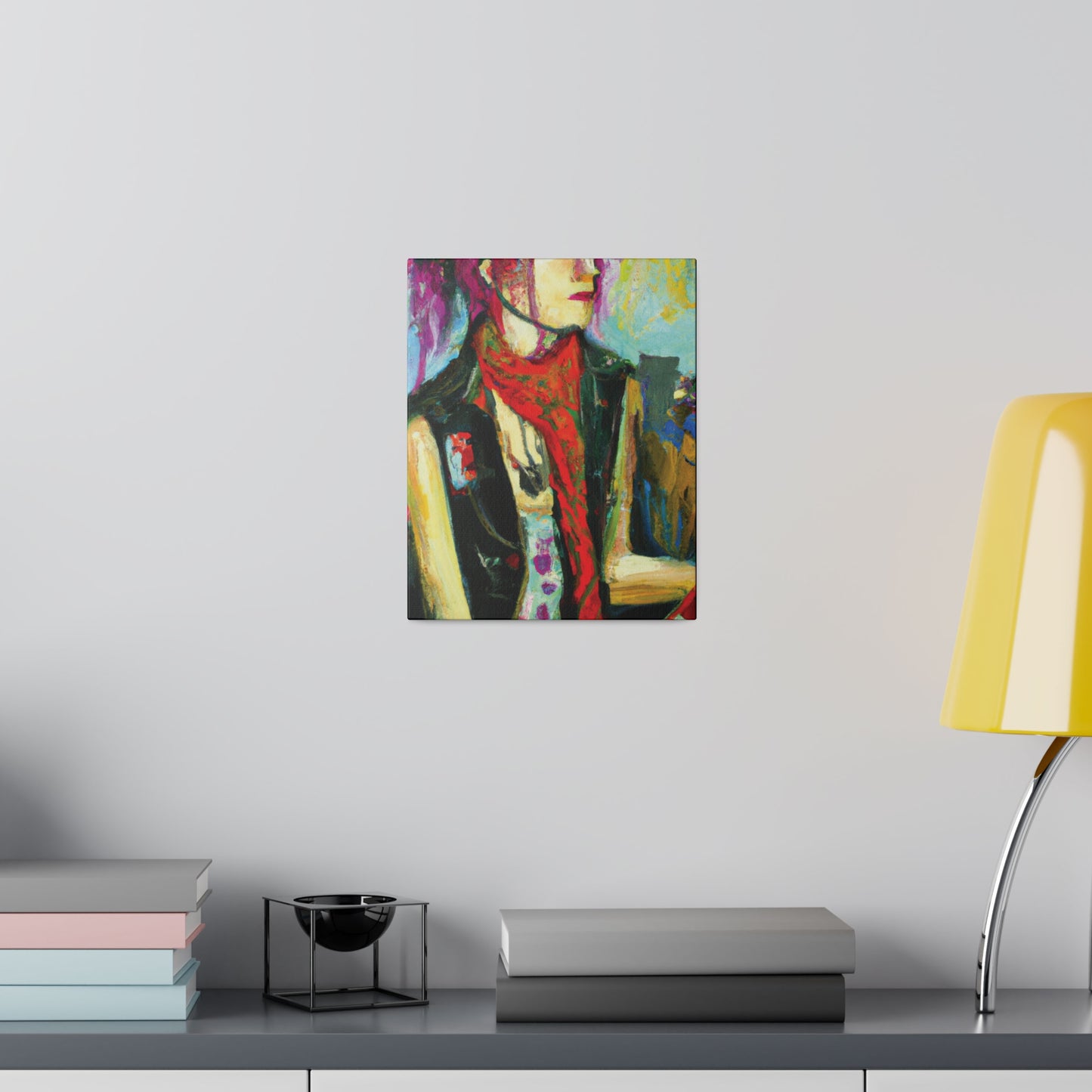 9141P - Rockstar Oil Painting Style Print | Poster | Home Decor | Wall Art | Music Art | Canvas