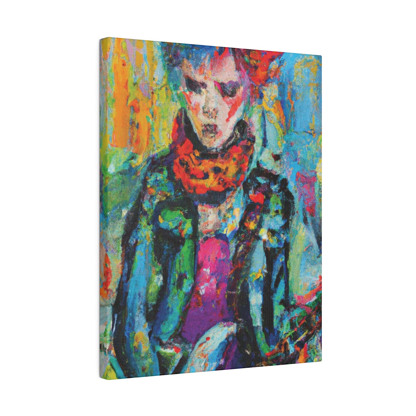 9432X - Rockstar Oil Painting Style Print | Poster | Home Decor | Wall Art | Music Art | Canvas