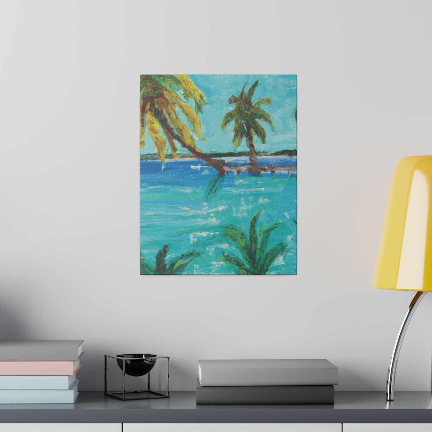 3256T - Bahamas Ocean Painting Print | Bahamas | Ocean | Beach | Poster | Home Decor | Wall Art | Canvas