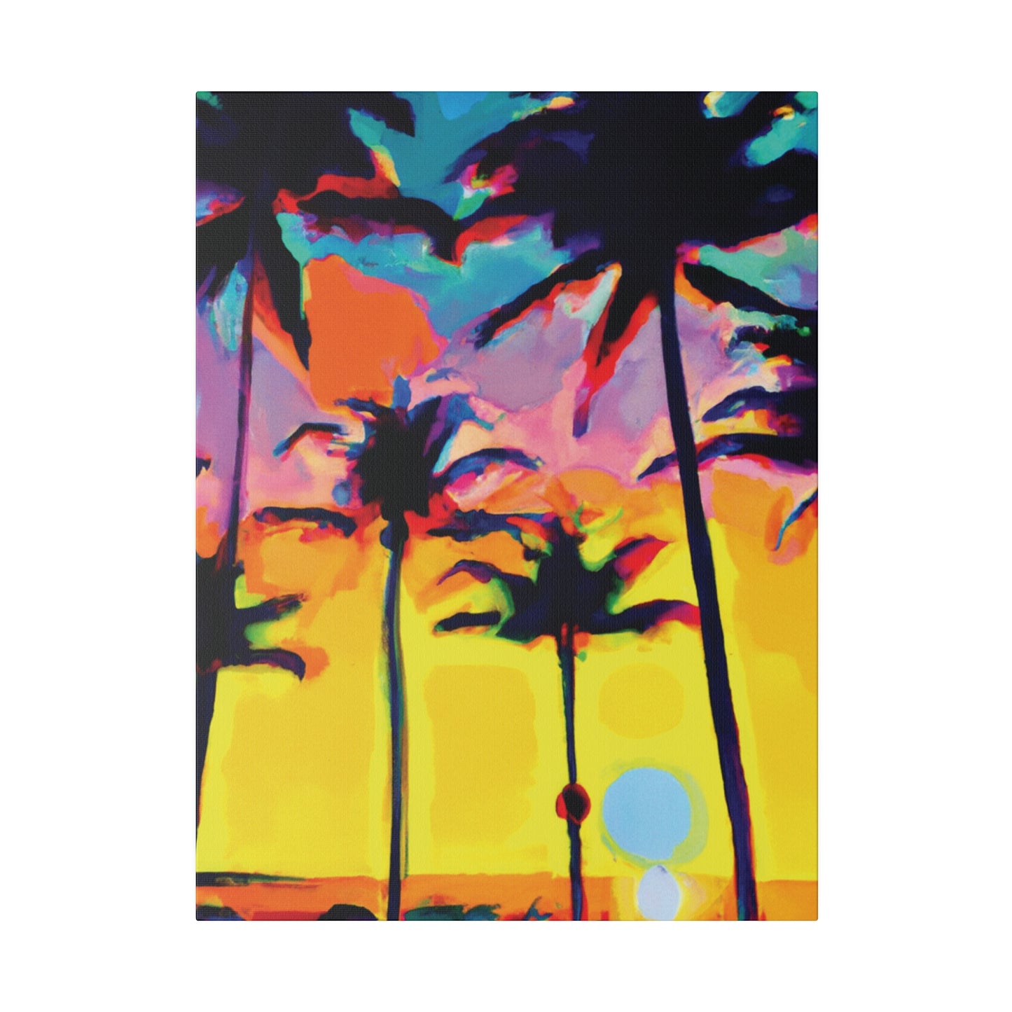 108K - Miami Beach Sunset Painting Print | Miami | Beach | Sunset | Poster | Home Decor | Wall Art | Canvas