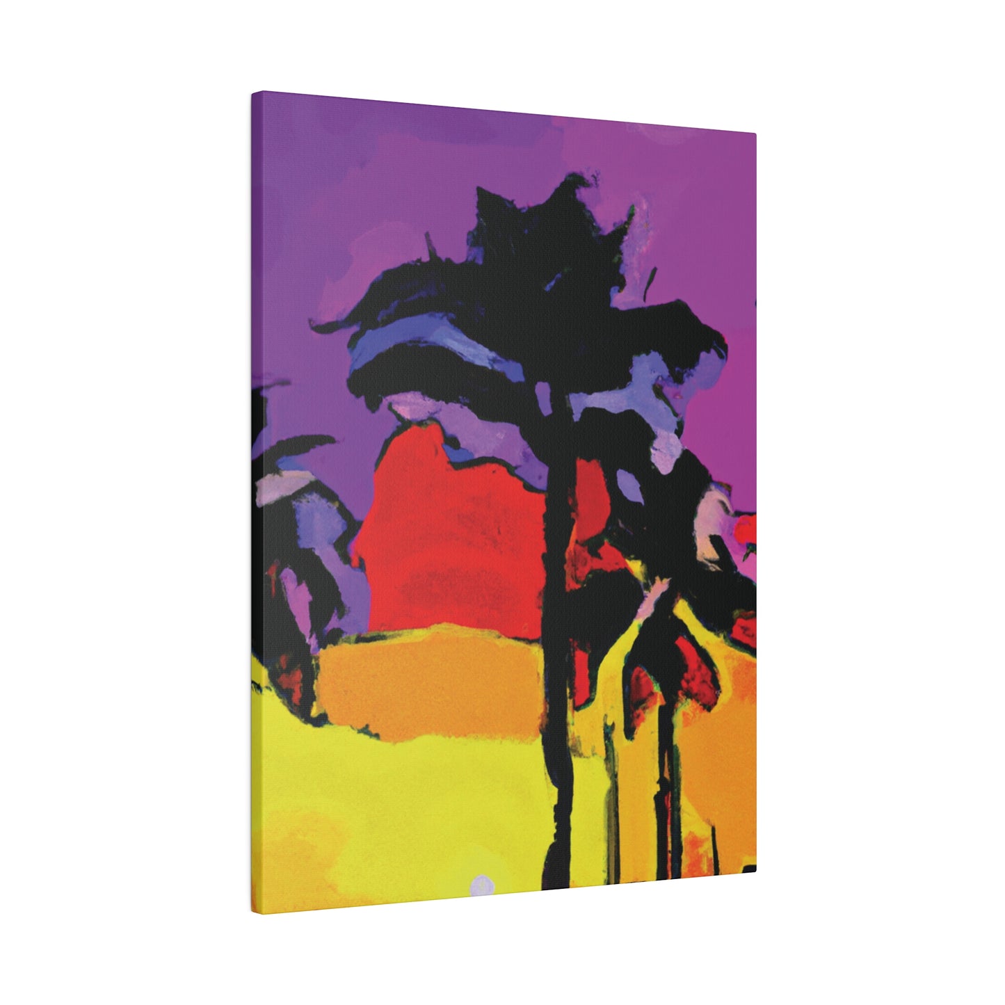 4854H - Miami Beach Sunset Painting Print | Miami | Beach | Sunset | Poster | Home Decor | Wall Art | Canvas