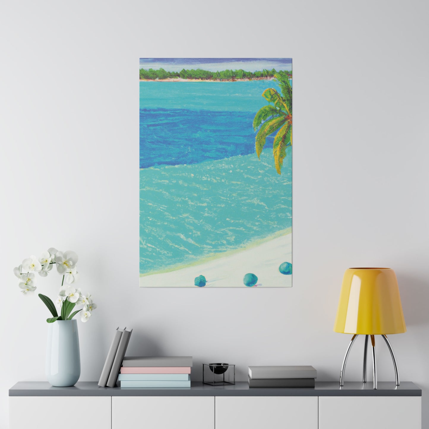 7221H - Bahamas Ocean Painting Print | Bahamas | Ocean | Beach | Poster | Home Decor | Wall Art | Canvas