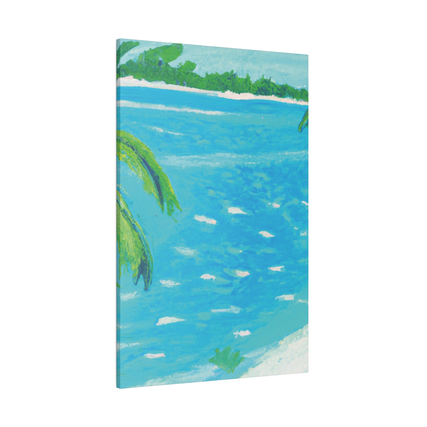 5684E - Bahamas Ocean Painting Print | Bahamas | Ocean | Beach | Poster | Home Decor | Wall Art | Canvas