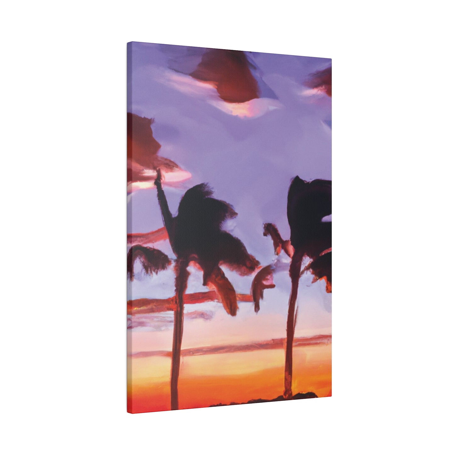 7491X - Miami Beach Sunset Painting Print | Miami | Beach | Sunset | Poster | Home Decor | Wall Art | Canvas