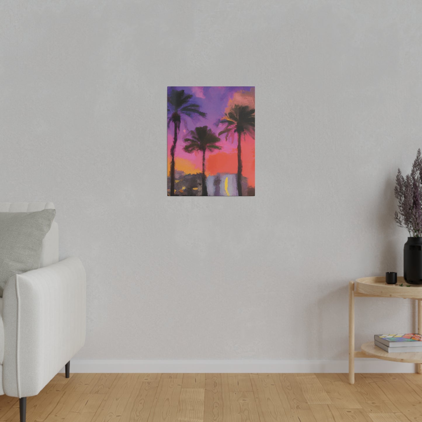 722V - Miami Beach Sunset Painting Print | Miami | Beach | Sunset | Poster | Home Decor | Wall Art | Canvas