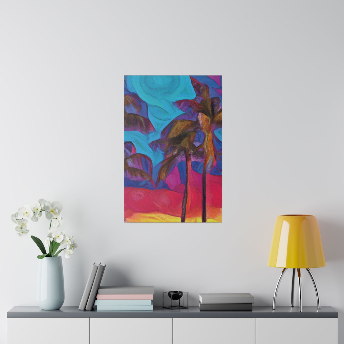 6709Z - Miami Beach Sunset Painting Print | Miami | Beach | Sunset | Poster | Home Decor | Wall Art | Canvas