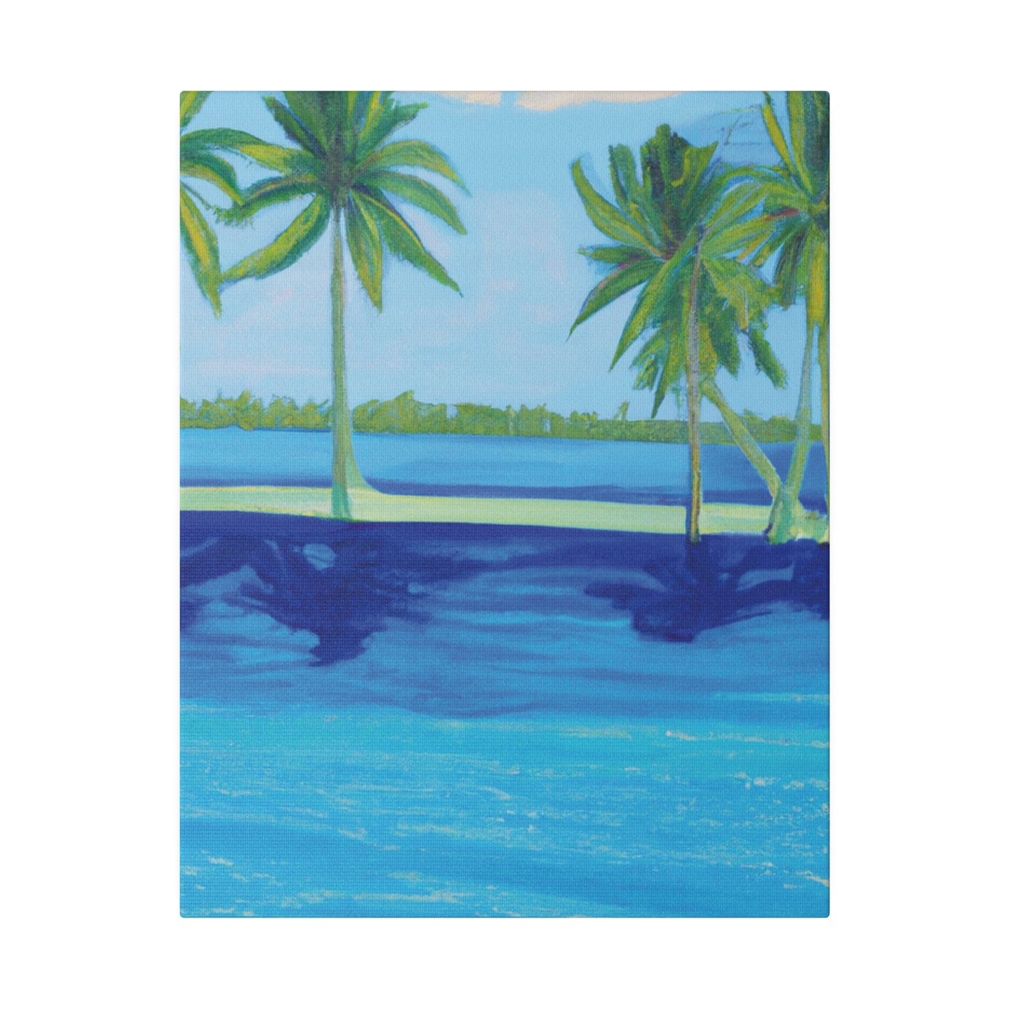 9589F - Bahamas Ocean Painting Print | Bahamas | Ocean | Beach | Poster | Home Decor | Wall Art | Canvas