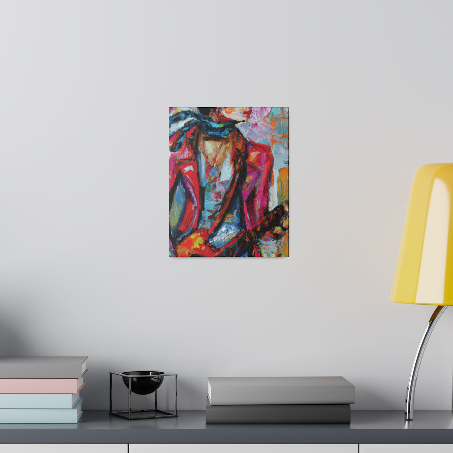 5694F - Rockstar Oil Painting Style Print | Poster | Home Decor | Wall Art | Music Art | Canvas