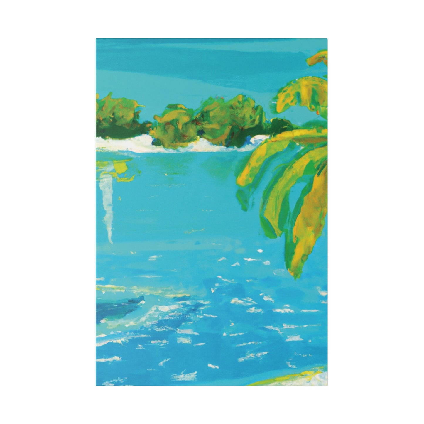 2261V - Bahamas Ocean Painting Print | Bahamas | Ocean | Beach | Poster | Home Decor | Wall Art | Canvas